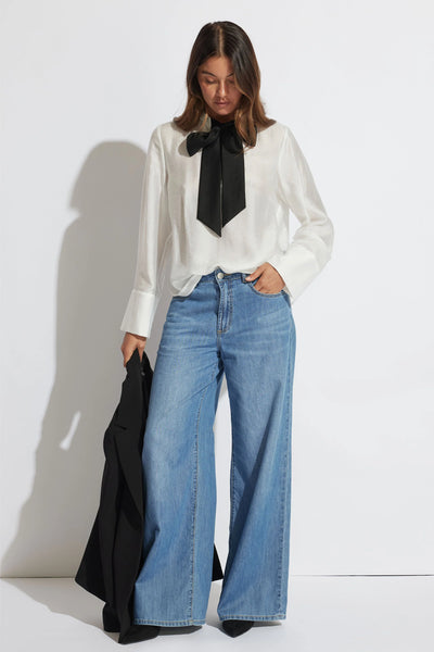 DECJUBA (BN) "Kaia contrast tie" blouse! 16