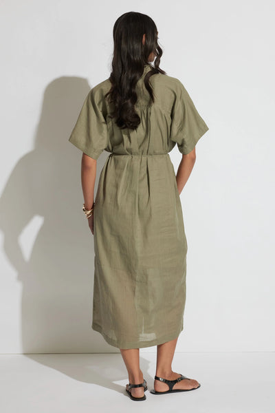 DECJUBA (LN) Remi maxi shirt dress - Khaki! 16