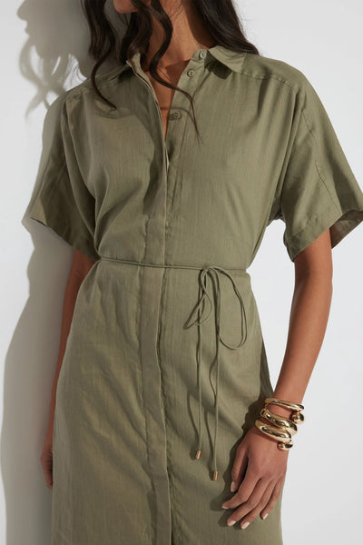 DECJUBA (LN) Remi maxi shirt dress - Khaki! 16