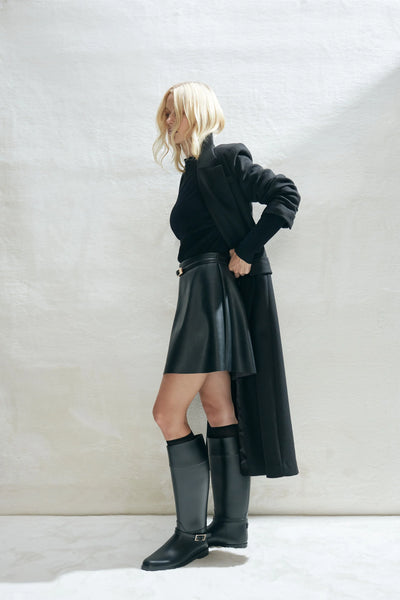 DECJUBA (LN) Asher faux leather mini skirt! 16