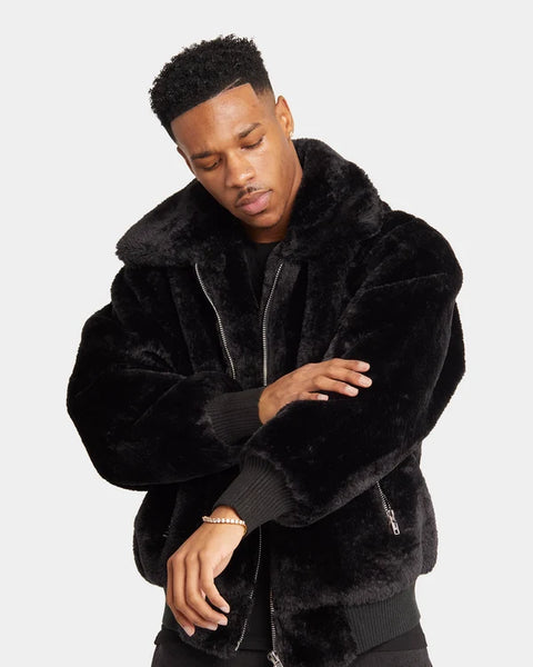 XXIII (LN) Baller faux fur bomber jacket! 16