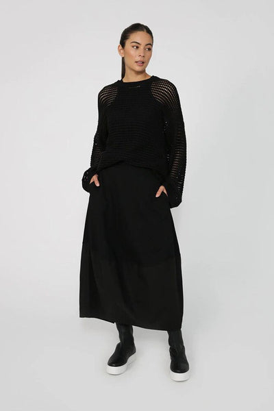 MOOCHI "Headspin" sweater midi skirt! 10