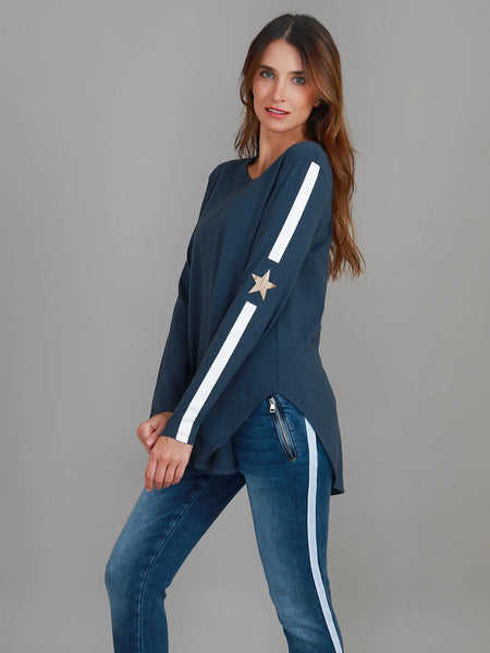 3RD STORY - Junee curved hem L/S T-shirt! 12