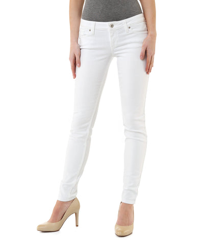 GUESS "Power skinny low" white jean! 8