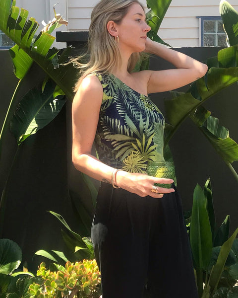 REPERTOIRE (NZ) "Rio" tank - Palm print! 14