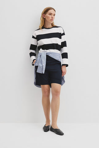 COUNTRY ROAD - Cotton twill walk shorts - Ink! 12