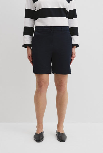 COUNTRY ROAD - Cotton twill walk shorts - Ink! 12