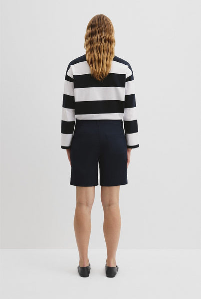 COUNTRY ROAD - Cotton twill walk shorts - Ink! 12