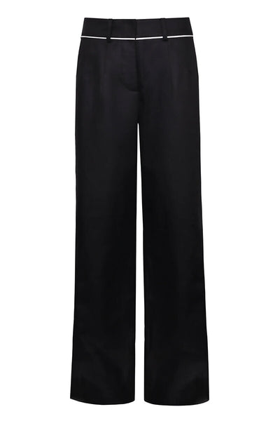 STORM - Contrast waistband wide leg tailored pant! 8-10