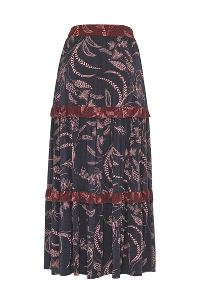 LOOBIE'S STORY (LN) Senorita ruffle tiered maxi skirt! 12