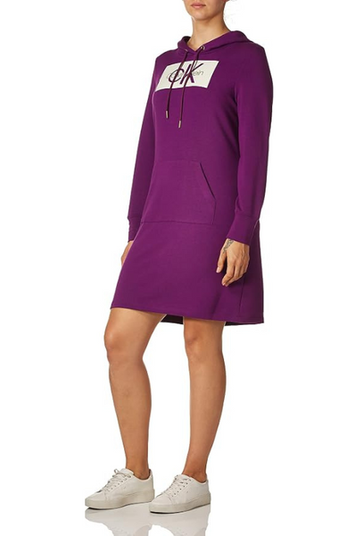 CALVIN KLEIN (LN) Soft rayon jersey hooded dress! 14