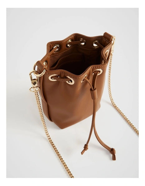 SEED (LN) Mini bucket bag in spice!