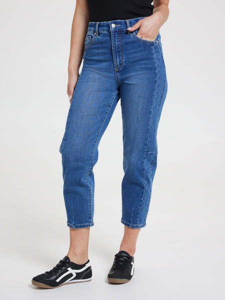 JUST JEANS "Amaze high rise slim barrel leg jeans! 14