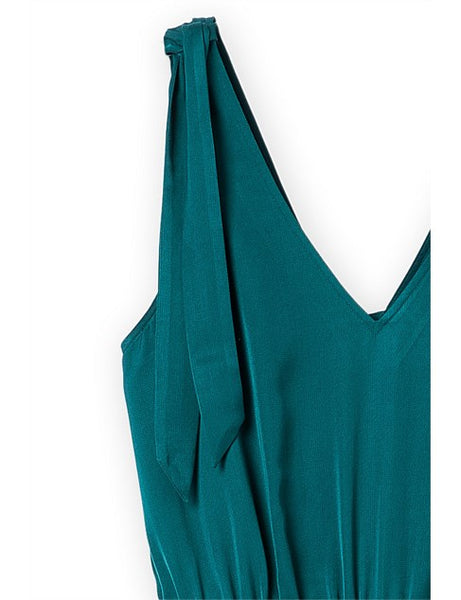 COUNTRY ROAD Textured satin wide leg jumpsuit! 8-10