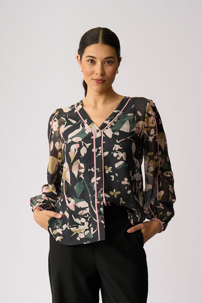 FOIL (LN) Pipeline blouse - Shadow floral print! 14