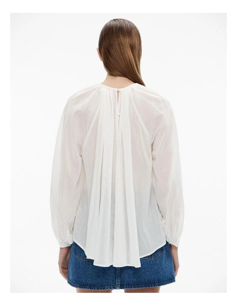 WITCHERY - Silk/cotton billow sleeve blouse! 14