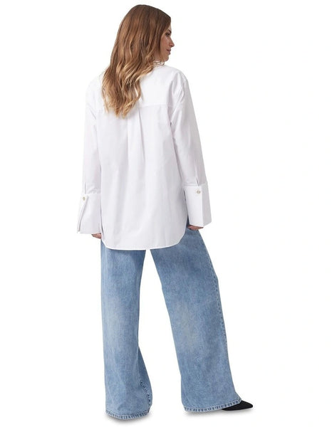 DECJUBA (LN) Alice cotton shirt - White! 10-12