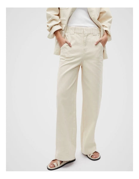 SEED (LN) High waist wide leg jeans - Vanilla! 14