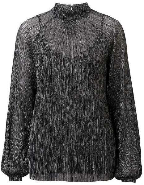 WITCHERY - High neck metallic top! 10-12