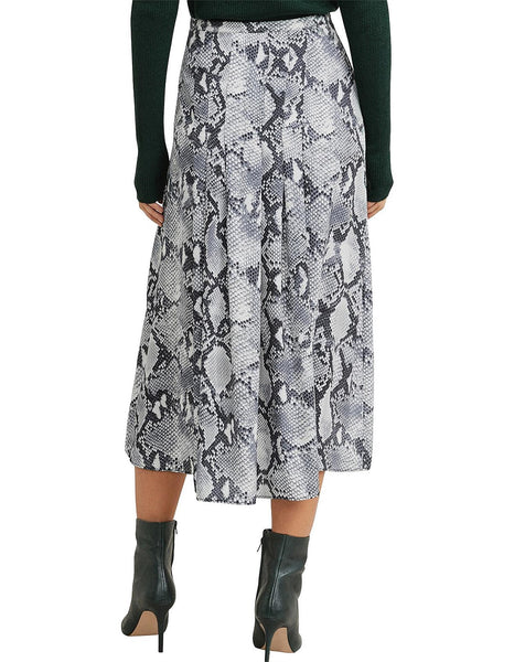 WITCHERY - Double split midi skirt - Snakeskin! 10