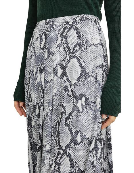 WITCHERY - Double split midi skirt - Snakeskin! 10