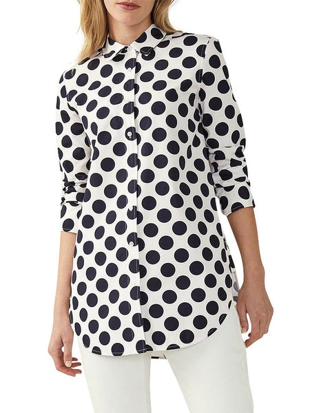 TRENERY - Cotton poplin spot shirt! 12