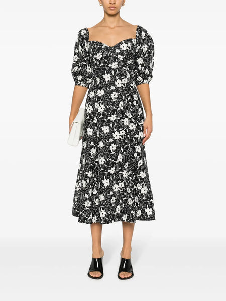 POLO By Ralph Lauren (LN) Floral linen midi dress! 10