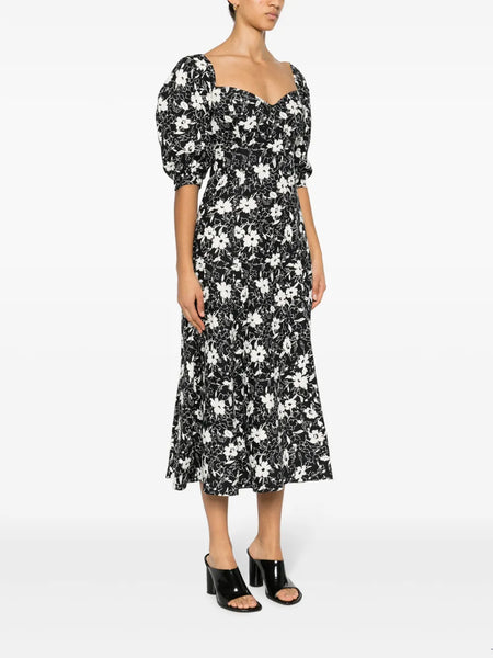 POLO By Ralph Lauren (LN) Floral linen midi dress! 10
