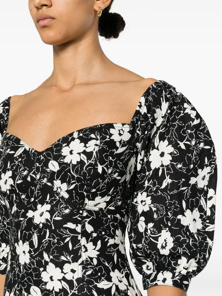 POLO By Ralph Lauren (LN) Floral linen midi dress! 10