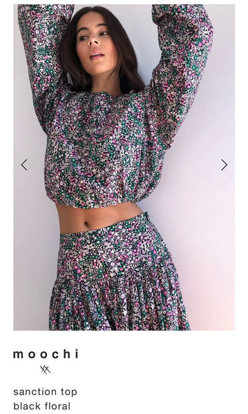 MOOCHI (NZ) "Sanction" floral print top! 16