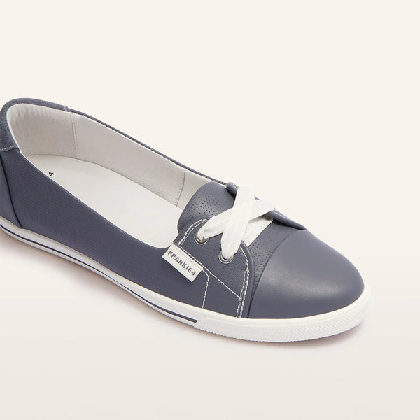 FRANKIE4 (LN) "Hannah III" leather flats - Denim punched! 9