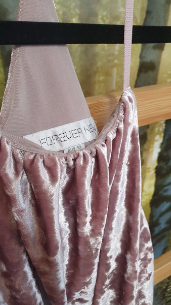 FOREVER NEW - Mauve velvet cocktail dress! 10