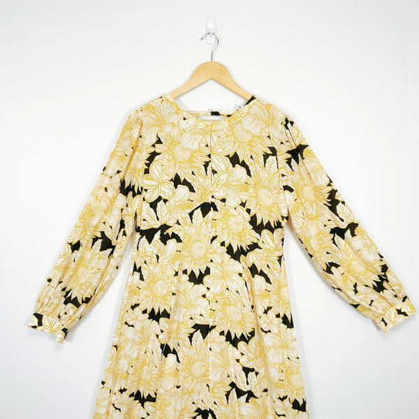 AWARE by Vero Moda (LN) Yellow floral maxi dress! 14
