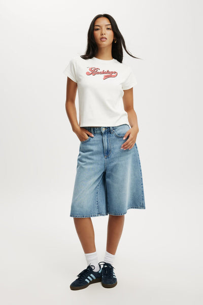 COTTON-ON "Lyocell wide denim jort! 14