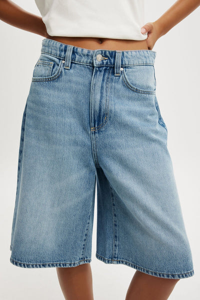 COTTON-ON "Lyocell wide denim jort! 14