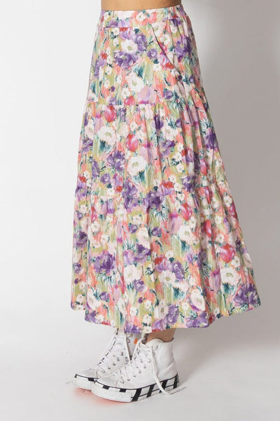 FEDERATION "Tier"maxi skirt - Floral! 18