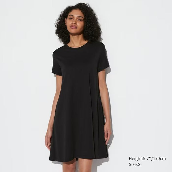 UNIQLO (BN) "AIRism" dress + pockets - Black! 14