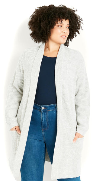 EVANS (BN) Shawl collar cardi! 22-24