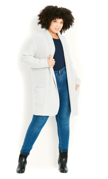 EVANS (BN) Shawl collar cardi! 22-24