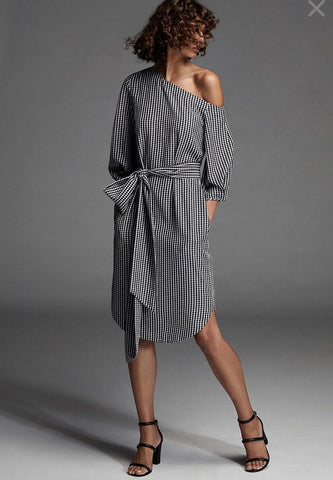 COUNTRY ROAD - One shoulder gingham dress! 12