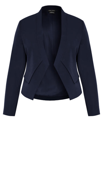 CITY CHIC - Brooke jacket - Navy! 18
