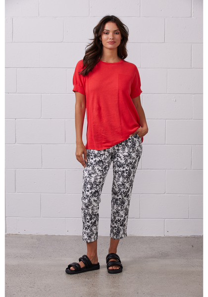 NEWPORT - Carson 7/8 pull on printed pant! 14