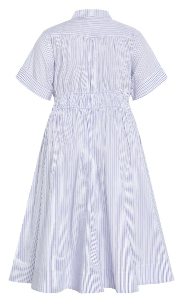 CITY CHIC - Lana pinstripe shirt dress! 16