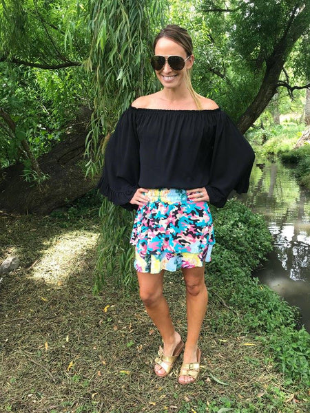 CHARLO - Florist army rahrah skirt! 14