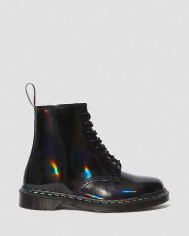 DR MARTENS "Pascal" Rainbow patent leather boots! 39