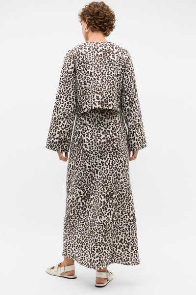 SEED (LN) Ocelot linen top/jacket! 12