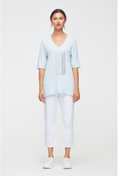 VERGE (LN) "Premise" cotton modal foil print tee! 14