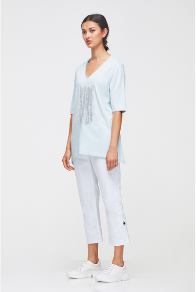 VERGE (LN) "Premise" cotton modal foil print tee! 14