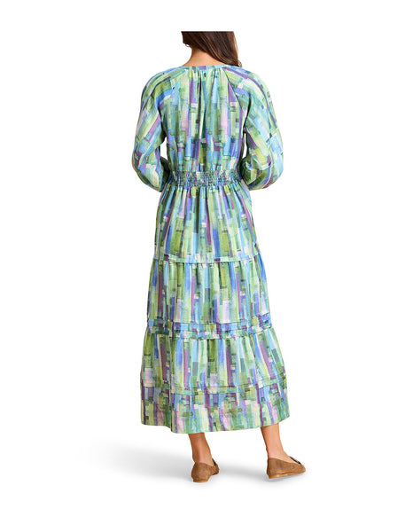 BLUE ILLUSION (LN) Tiered maxi dress! 12
