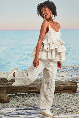 TRELISE COOPER (BN) "Walking on Sunshine" linen pant! 12